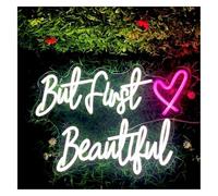 Byicoo Insegne al neon artistiche da appendere Lampada d'atmosfera rilassante ma le prime bellissime insegne al neon con murali d'amore