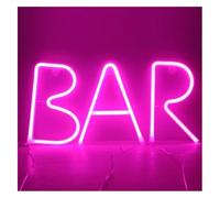 Byicoo Insegne al neon artistiche da appendere Lettere colorate Illuminazione interna Insegna al neon Forma di tucano colorato(5)