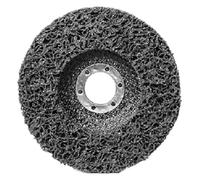 BYINGS 1PCS100/115/125mm Disco Corallo Disco Poly Strip Disco Diamantato Mola Lamellare Disco for Smerigliatrice Angolare Vernice Resistente Rimozione Abrasivo Pulito(Black,1PCS-115X22MM)