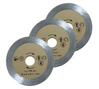 BYINGS 3 pezzi Disco for sega circolare diamantato 54,8x11,1 mm Taglio diamantato Parti di utensili rotanti for muratura Piastrelle Lavorazione del legno Metallo Taglierina for vetro