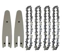 BYINGS 4 Pollici 1/4" LP 28 sezioni 14 coltelli Lama for Sega Catene for Motosega e Barra di Guida Mini Catene in Acciaio Lama for Sega elettrica Strumento Accessorio for Sega Sostituzione Taglio del