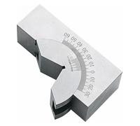 BYINGS Parti di precisione for fresatrici in Acciaio Inossidabile, tampone Regolabile, Calibro angolare a 90 Gradi, Strumento di debug V Block Angler Top AP25 for la misurazione