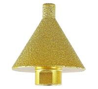 BYINGS Punta for smussatura diamantata M10 M14 Filettatura Punta for trapano svasatore diamantato Apri foro Perforazione e allargamento di piastrelle in ceramica
