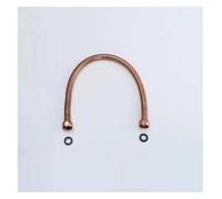BYINGS Tubo in Acciaio Inossidabile Dorato 304, Tubo di Ingresso dell'Acqua del Water 50 cm G1/2" X1/2" Tubo di Ingresso dell'Acqua del Water