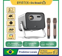 BYINTEK R90 Max Proiettore 1080P 4K Full HD DLP 2200 ANSI Lumen Android TV 13.0 Proiettore Smart Home Theater 3D 4K supportato