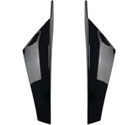 byjgs Splitter per Paraurti Posteriore per VW Golf 8 MK8 GTI GTD TSI TDI 2020-2023, Auto ABS Spoiler Posteriori Angolo Avvolgimento Labbro Paraurti Posteriore Splitter Diffusore,A