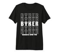 Byker Newcastle Upon Tyne Tipografia Maglietta Premium