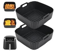 BYKITCHEN Airfryer - Stampo in silicone per friggitrice ad aria calda Ninja Pro Air Fryer 4,7 l