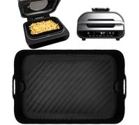 BYKITCHEN Rivestimento in silicone per friggitrice ad aria Ninja Foodi MAX Health Grill e friggitrice ad aria [AG551UK] [AG651UK] [DG551UK], grandi fodere Airfryer, cestello in silicone, accessori per