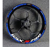 BYLKFC Adesivi per Ruote Adesivi per Cerchi Moto per Suzuki GSX-S750 GSX750S GSX S750 GSX-S 750 GSXS 750 Decalcomanie per Cerchi Nastro A Strisce Strisce Fluorescenti per Cerchioni(Colore 6)