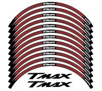 BYLKFC Adesivi per Ruote Adesivi per Cerchi Moto per Yamaha TMAX T-Max 500 530 560 TMAX500 TMAX530 TMAX560 Decalcomanie per Cerchi Strisce Fluorescenti per Cerchioni(Colore 3)