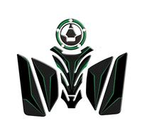 BYLKFC Adesivo di Protezione Laterale per Serbatoio Carburante per Moto per Kawasaki Z750 Z 750 Z1000 Z 1000 Adesivo Antiscivolo per Serbatoio Adesivi Serbatoio Carburante(Verde)