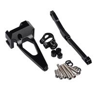 BYLKFC CNC Stabilizzatore Ammortizzatore Sterzo Moto per Yamaha MT-09 MT09 FZ-09 FZ09 2013 2014 2015 2016 2017 2018 2019 2020 Kit Staffa di Montaggio Supporto di Montaggio Ammortizzatore(Nero)