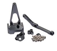 BYLKFC CNC Stabilizzatore Ammortizzatore Sterzo Moto per Yamaha MT-09 MT09 FZ-09 FZ09 2013 2014 2015 2016 2017 2018 2019 2020 Kit Staffa di Montaggio Supporto di Montaggio Ammortizzatore(Titanio)