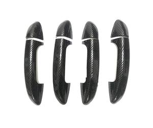 BYLKFC Copertura Per Maniglie Esterne Delle Portiere Auto Per VW Per Passat CC B6 B7 3c b7.5 7. Coperture Guscio Protettivo Guscio Esterno Maniglia Porta Esterna Adesivo(Nero 2)