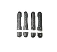 BYLKFC Coprimaniglia Portiera Auto Per Jeep Per Renegade 2015-2021 Protezione Per Modanatura Esterno Fibra Di Carbonio Cromata Guscio Esterno Maniglia Porta Esterna Adesivo(Colore 2)