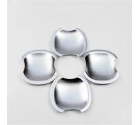 BYLKFC Coprimaniglia Portiera Auto Per Suzuki Per Swift SX4 2005-2017 Coperture Decorative Esterne Argento Cromato Nero Lucido Guscio Esterno Maniglia Porta Esterna Adesivo(Argento 4)