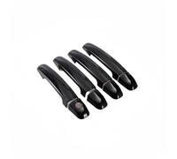 BYLKFC Coprimaniglia Portiera Auto Per Suzuki Per Swift SX4 2005-2017 Coperture Decorative Esterne Argento Cromato Nero Lucido Guscio Esterno Maniglia Porta Esterna Adesivo(Nero 1)