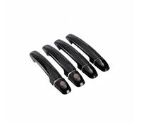 BYLKFC Coprimaniglia Portiera Auto Per Suzuki Per Swift SX4 2005-2017 Coperture Decorative Esterne Argento Cromato Nero Lucido Guscio Esterno Maniglia Porta Esterna Adesivo(Nero 2)