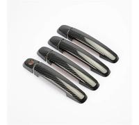 BYLKFC Coprimaniglia Portiera Auto Per Suzuki Per Swift SX4 2005-2017 Coperture Decorative Esterne Argento Cromato Nero Lucido Guscio Esterno Maniglia Porta Esterna Adesivo(Nero 5)