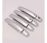 BYLKFC Coprimaniglia Portiera Auto Per Suzuki Per Swift SX4 2005-2017 Coperture Decorative Esterne Argento Cromato Nero Lucido Guscio Esterno Maniglia Porta Esterna Adesivo(Argento 3)