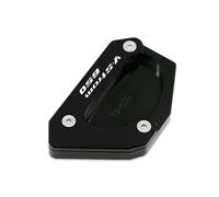 BYLKFC Piastra Estensore Piastra di Supporto per Cavalletto Laterale per Moto per Suzuki V-Strom 650/XT VSTROM DL 650 DL650 V-STROM650 04-23, Estensione del Piede Cavalletto Laterale(Nero 1)