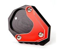 BYLKFC Piastra Estensore Supporto per Cavalletto Laterale per Moto per Guzzi V85TT V 85 V85 TT 20-23, Piastra di Estensione per Cavalletto Supporto Cavalletto Laterale(Rosso)
