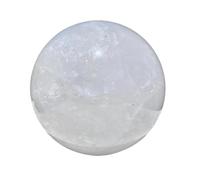 BYLSAGWHT 1-1,3 kg Sfera di Quarzo Bianco, Sfera lucidata in Pietra Grezza Bianca