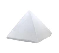 BYLSAGWHT 1 Pezzo da 3 cm di Piramide Selenite, Quarzo, Alto, Gesso Grezzo