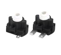 BYLSAGWHT 1pc Hero-3 Push-Button Three-Pin Switch with Light Self-Locking Push-Button Switch 10A250V