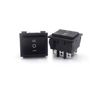 BYLSAGWHT 1pc KCD7 9-Pin 3-Stop all Black Power Warping Switch Large Current Power Button Switch