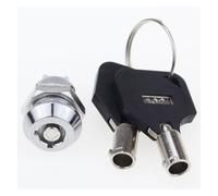 BYLSAGWHT 1PCS 12MM Stainless Steel Telephone Lock Electronic Lock Power Lock Key Switch S1201 Double Side Pull out Type 0.5A250V AC 2Keys