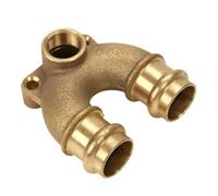 BYLSAGWHT 22mm*1/2 Copper Clamp Pressure Elbow U-Shaped Elbow Double Clamp Pressure And Cold Water Pipe Joint Brass Hose
