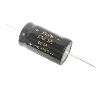 BYLSAGWHT 2pcs Horizontal axial Capacitor with Polarity Filtering electrolytic Capacitor 2pcs 450V220UF