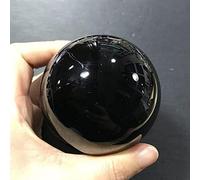 BYLSAGWHT Black Obsidian Sphere Crystal Magic Ball Rock Stone Feng Shui Witchcraft Gemstone Collectibles Room Decor Ornaments (Size : 4cm)