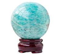 BYLSAGWHT Crystal Ball Gemstone Sphere Home Decorative Balls Feng Shui for Decoration Divination,7-7.5cm