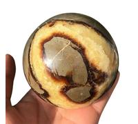 BYLSAGWHT Crystal Ball Ornament Septarian Dragon Feng Shui Sphere Polished Gemstone Balls Sculpture Modern Home Decor,40~50cm