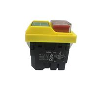 BYLSAGWHT DZ04 4 Pins Waterproof Electromagnetic Push Button Switches ON off Start Stop Switch 250VAC 8(6) A