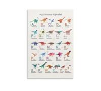 BYLSAGWHT Educational Alphabet for Preschoolers, Waterproof Laminated Wall Chart for Learning ABCs, Ideal for Homeschool, Kindergarten & Bedroom Decor(Framed,08x12inch(20x30cm))