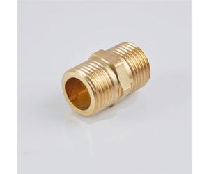 BYLSAGWHT G1/2 Copper Pipe Fitting 1/2" Male To Male Threaded Connector Shower Hose Extender Accessories, 2 Way,20mm Brass Hose