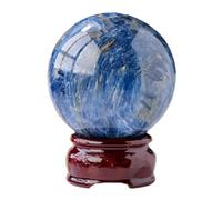 BYLSAGWHT Kyanite Crystal Ball Blue Sphere Gemstone Polishing Divination Balls for Home Decor, Magic,5.5-6cm