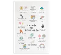 BYLSAGWHT Office Decor for Counselors - Mental Health Set with CBT DBT Techniques, Coping Skills Wall-Art for School Counseling Office(Unframed,08x12inch(20x30cm))