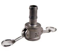 BYLSAGWHT Pipe Connector 5pcs Stainless Steel Quick Connector C-Type 4-Point Steel Wire Pipe Flexible Hose Quick Water Pipe Snap On Head (Thread Specification : 1 14) Brass Hose