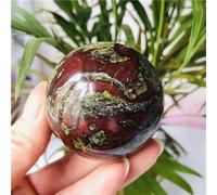 BYLSAGWHT Stone Dragon Bloodstone Crystal Ball Home Decoration Gift