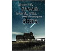 BYLSAGWHT The Power of Yet Set - Growth Mindset Bulletin Board Decor with Motivational Quotes for Classroom Wall, School Counseling Office and Homeschool(Unframed,08x12inch(20x30cm))