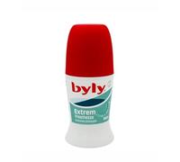 Byly Deodorante Unisex Extrem Roll-On 50 ml - Freschezza Intensa, Protezione Prolungata 96H, Anti-Odore, Dermatologicamente Testato (Extrem Freschezza 1 Unità)
