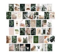 Bymivofun Confezione da 50 Immagini Estetiche per Collage da Parete, Esposizione di Foto in Dormitorio, Stampe d'arte da Parete per la Stanza, Poster Murali Estetici Boho288