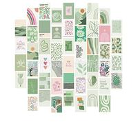 Bymivofun Confezione da 50 Immagini Estetiche per Collage da Parete, Esposizione di Foto in Dormitorio, Stampe d'arte da Parete per la Stanza, Poster Murali Estetici Boho290