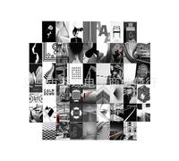 Bymivofun Confezione da 50 Immagini Estetiche per Collage da Parete, Esposizione di Foto in Dormitorio, Stampe d'arte da Parete per la Stanza, Poster Murali Estetici Boho277