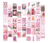 Bymivofun Confezione da 50 Immagini Estetiche per Collage da Parete, Esposizione di Foto in Dormitorio, Stampe d'arte da Parete per la Stanza, Poster Murali Estetici Boho291
